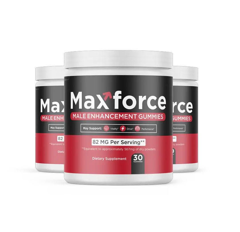 MaxForce Male Enhancement Gummies three bottle bundle